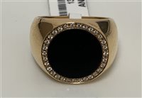 Anello Bolzoni Donna in Oro rosa Onice  Ct AN0729 - AN0729
